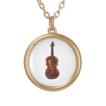 V is for Violin Pendant