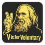 V is for Voluntary Lysander Spooner Stickers