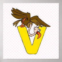 V is for Vulture Poster