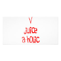 V Juice A-Holic Photo Greeting Card