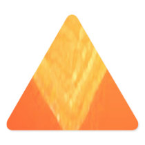 V Victory - Gold Color Therapy Energy Pattern Sticker