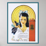 V. Vivaudou Paris / New York - Mavis Talcum Print