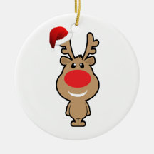 Vacances de Noël drôle père Noël Ornement De Noël