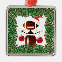 Vacances du football décorations pour sapins de noël