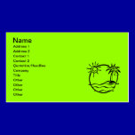 vacation15_112607 TROPICAL VACATION ISLAND SKETCH business cards