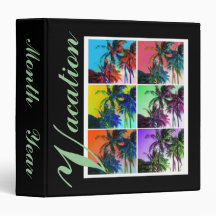Vacation 3 Ring Binders