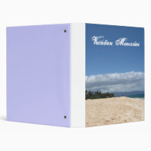Vacation Memories 3 Ring Binder