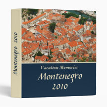 Vacation memories Montenegro 1'' Binder