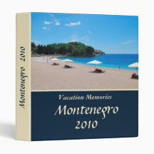 Vacation memories Montenegro 1'' Binder