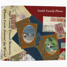 Vacation Memories - Photographs and Keepsakes 3 Ring Binders