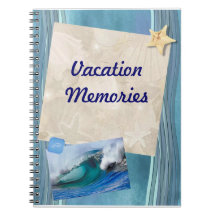Vacation Memories Spiral Note Books