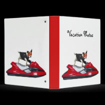 Vacation Photos Jack Russell Terrier binder