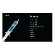Vaccination Business Card Template