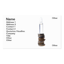Vaccine profit business cards