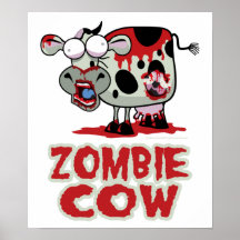 Vache à zombi posters