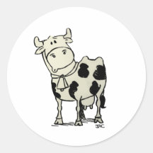 Vache Adhésif Rond