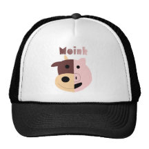 Vache + Chapeau de porc = de Moink Casquette