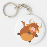 Vache des montagnes de flottement mignonne Keychai porte-clés