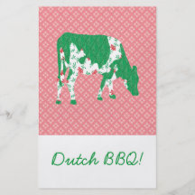 Vache frisonne, koe de Friese Prospectus Personnalisés