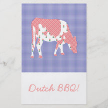 Vache frisonne, koe de Friese Prospectus Personnalisés