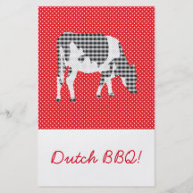 Vache frisonne, koe de Friese Tract Customisé