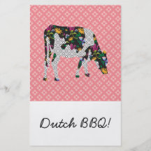 Vache frisonne, koe de Friese Tract Personnalisé