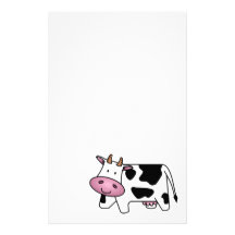 Vache laitière mignonne papiers à lettres