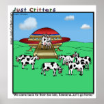 Vaches à aliens posters