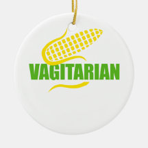 Vag-itarian Christmas Ornament