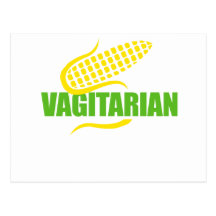 Vag-itarian Postcard
