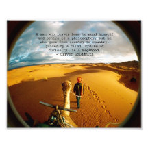 Vagabond Traveller Inspirational Quote Photo Art