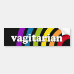 VAGITARIAN Definition Bumper Stickers