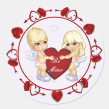 Val.1 Round Sticker