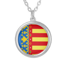 Valencia (Spain) Flag Pendant
