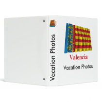 Valencia waving flag with name