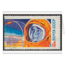 Valentina Vladimirovna 1st Woman in Space cards