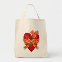 Valentine "amour vous" coeur avec l'arc sacs