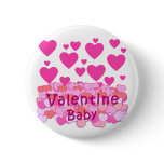 Valentine Baby Pink Hearts buttons