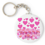 Valentine Baby Pink Hearts keychains