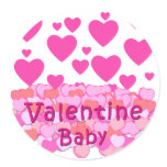 Valentine Baby Pink Hearts stickers