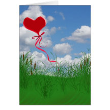 Valentine Balloon Greeting Cards