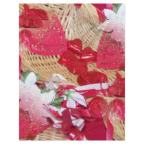 valentine basket collage flyer design