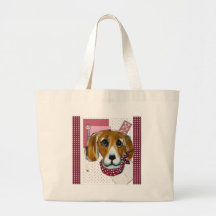 VALENTINE BEAGLE TOTE BAG