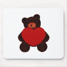 Valentine Bear Mouse Pads