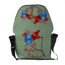 Valentine Bird Rickshaw Messenger Bag