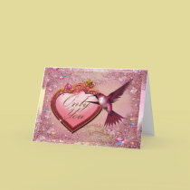 Valentine Bling cards