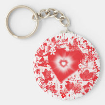 Valentine Burst Key Chain