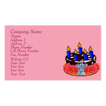 Valentine Cake Business Cards