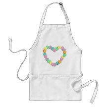 Valentine Candy Hearts Heart Aprons