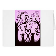 valentine cats cards
